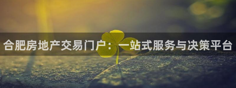 和记唯一官网：合肥房地产交易门户：一站式服务与决策平台