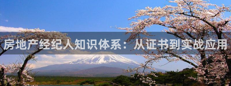 和记黄埔上海官网：房地产经纪人知识体系：从证书到实战应用