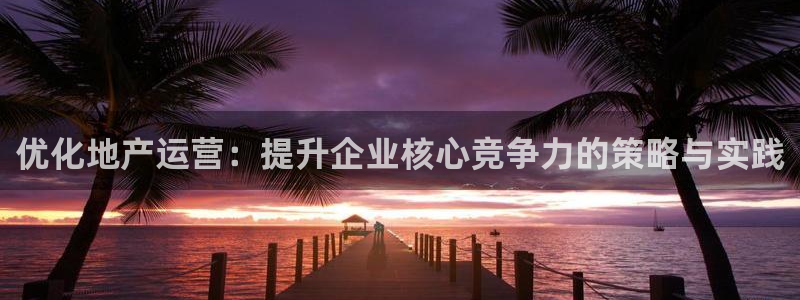 和记唯一官网：优化地产运营：提升企业核心竞争力的策略与实践