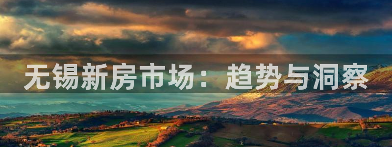 和记娱哪个位置h88285官网：无锡新房市场：趋势与洞察