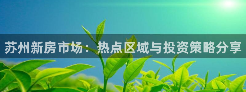 和帆记加盟官网：苏州新房市场：热点区域与投资策略分享