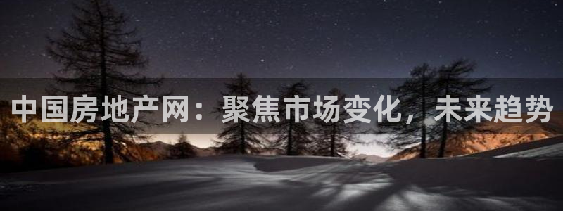 和记app官方官网登录：中国房地产网：聚焦市场变化，未来趋势