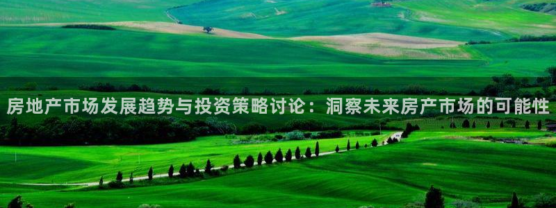 和记万佳官网：房地产市场发展趋势与投资策略讨论：洞察未来房产