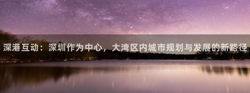 和木记手帕官网：深港互动：深圳作为中心，大湾区内城市规划与发
