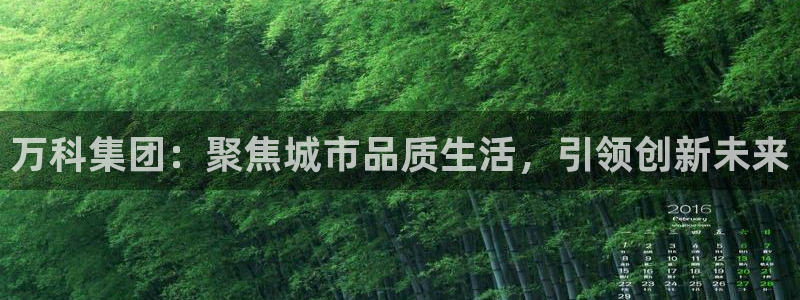 和记娱哪个位置h88285官网：万科集团：聚焦城市品质生活，