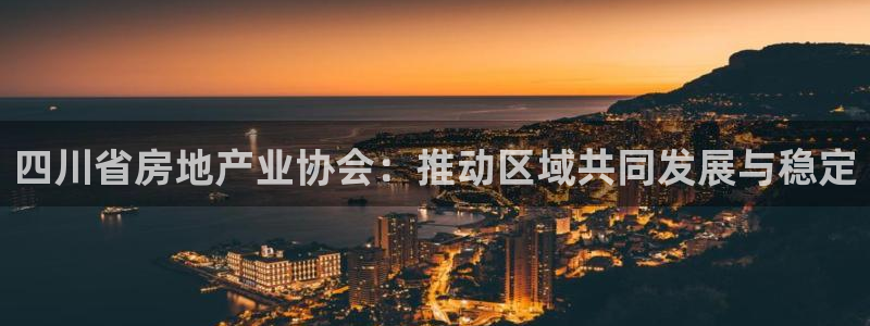 和记手机官网：四川省房地产业协会：推动区域共同发展与稳定