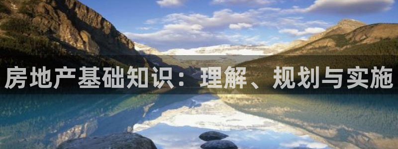 和记app官网登录：房地产基础知识：理解、规划与实施